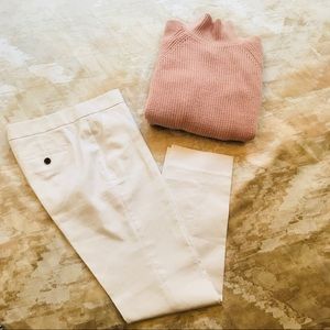 J. Crew Factory White Ankle Pants